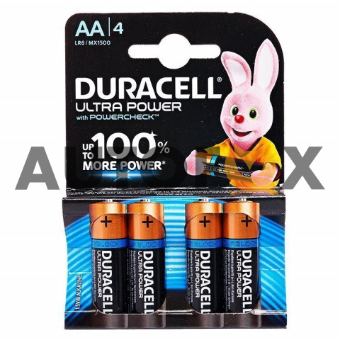 Элемент питания Duracell LR6 AA Ultra Power/4BL