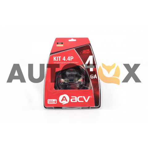 ACV KIT 4.4P (4-кан усил-ля 4AWG/Mini ANL 60A)