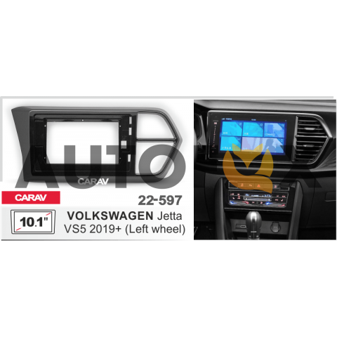 Carav 22-595: 10.1" VOLKSWAGEN Touran 2010-2015