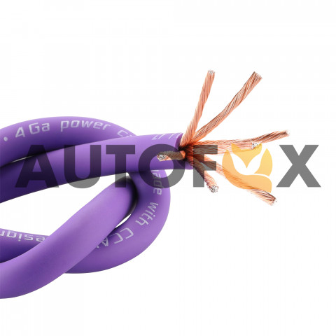 DL Audio Barracuda Power Cable 4 Ga Purple (в бухте 50 метров)