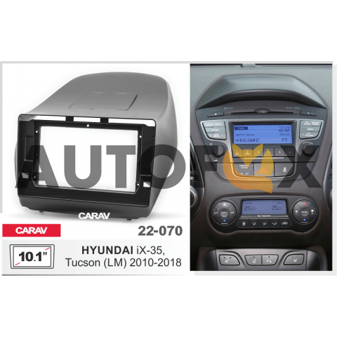 Carav 22-070: 10.1"  HYUNDAI iX35, Tucson (LM) 2010-18