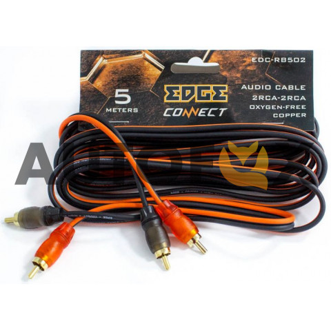 Edge EDC-RB502  МЕЖБЛОЧНЫЙ МЕДНЫЙ 2RCA-2RCA - 5М