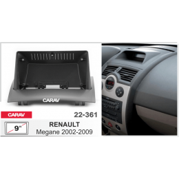 Carav 22-361: 9" Renault Megane 2002-2009