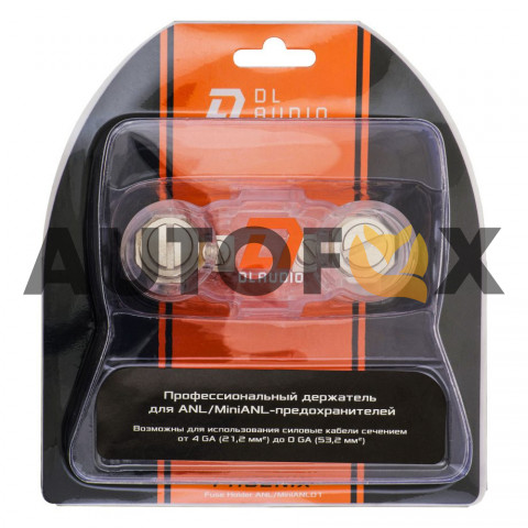 DL Audio Phoenix Fuse Holder ANLMiniANL01 Сечение кабеля от 4 Ga (21.2 мм2) до 0 Ga (53.5 мм2)