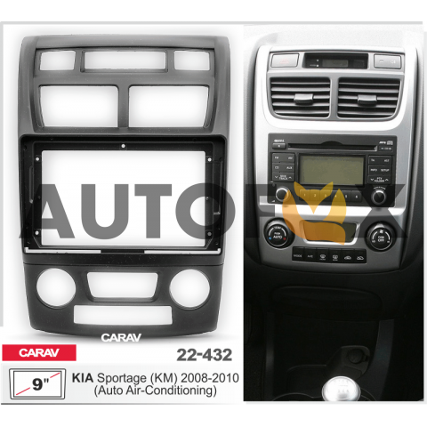 Carav 22-432: 9" KIA Sportage (KM) 2008-2010