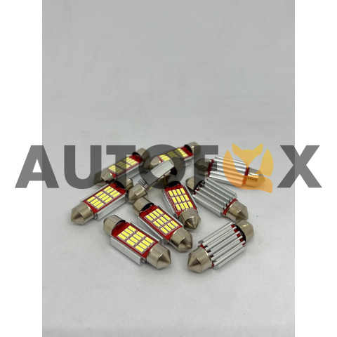 Светодиод T11 C5/C10 4014 12 SMD 36*6 2,2w БИПОЛЯРНАЯ ОБМАНКА (SD-68)