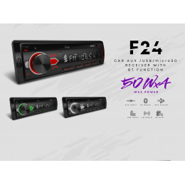 FIVE F24G (1din/зеленая/Bluetooth/USB/AUX/SD/FM/4*50).